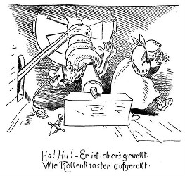 Ha! Hu! - Er ist eh ers gewollt. Wie Rollenknaster aufgerollt.