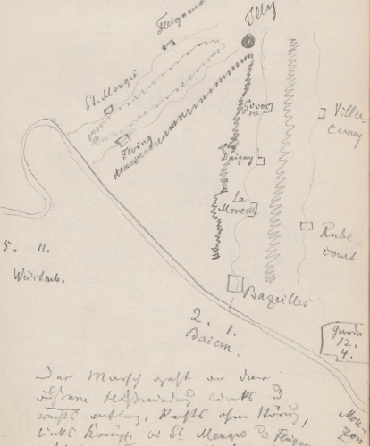 Lageplan des Schlachtfelds; SedanSedanSedan.