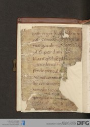 Vorblatt IIv mit Fragment