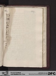 Fragment zwischen 107v und 108r