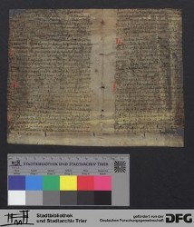 Herausgetrenntes Fragment 1r