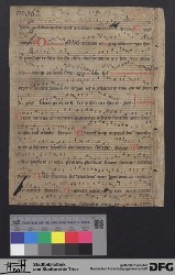 Herausgetrenntes Fragment 1r