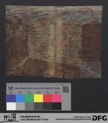 Herausgetrenntes Fragment 1v