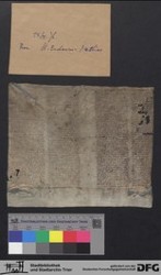 Herausgetrenntes Fragment 1r