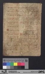 Herausgetrenntes Fragment 1r