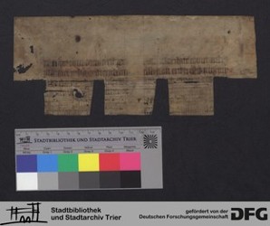 Herausgetrenntes Fragment VIIIv