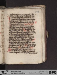 Blatt 162r mit Fragment