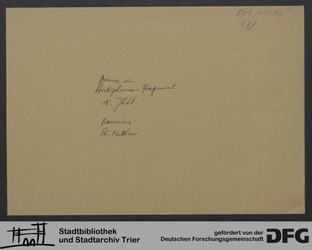 Erläuterung zu Fragment