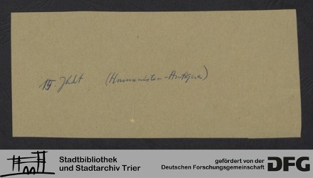 Herausgelöstes Fragment Erläuterung