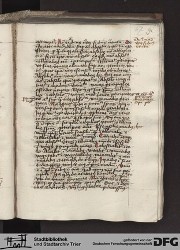 Blatt 67r mit Fragment