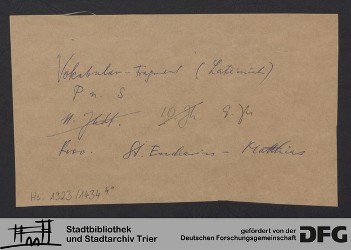 Herausgelöstes Fragment Erläuterung