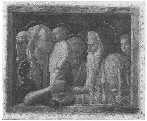 Mantegna_Die Darbringung Christi im Tempel