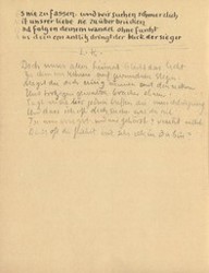 Stefan George: Das Jahr der Seele. Faksimile der Handschrift, S. 30.