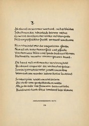 Die Lieder von Traum und Tod: Ein Knabe der mir von Herbst und Abend sang: 3, Zweiundsiebzigste Seite (GAW 5, S. 114)