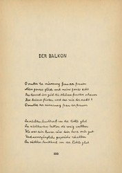 Der Balkon (GAW 13/14, S. 222)