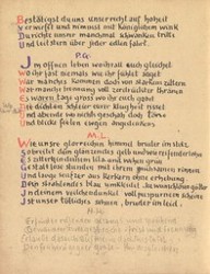 Stefan George: Das Jahr der Seele. Faksimile der Handschrift, S. 28.