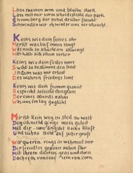 Stefan George: Das Jahr der Seele. Faksimile der Handschrift, S. 39.