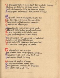 Stefan George: Das Jahr der Seele. Faksimile der Handschrift, S. 33.