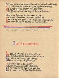 Stefan George: Das Jahr der Seele. Faksimile der Handschrift, S. 16.