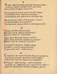 Stefan George: Das Jahr der Seele. Faksimile der Handschrift, S. 25.