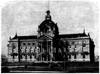 Der Kaiserpalast in Straßburg.