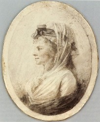 Johanna Schopenhauer (Zeichnung von Gus. Guibert, 1794)