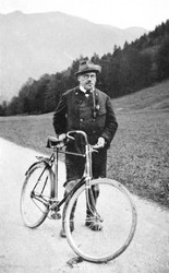 Ludwig Thoma in Wildbad Kreuth (Fotografie, 1913)