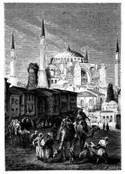 Die Aja Sophia in Constantinopel. (S. 18.)