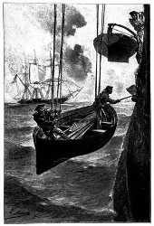 Eines der Boote des »Essex« war zu Wasser gelassen worden. (S. 159)