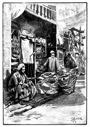 Ein Laden in Mascat. (S. 156.)
