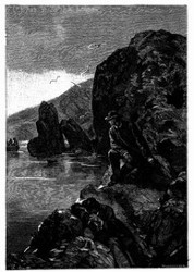 Kap Matifu ließ sich auf einem Felsen nieder. (S. 463.)