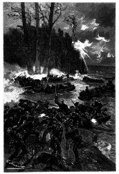 Angriff der Föderirten auf die Insel 10. (S. 176.)