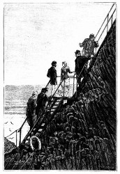 Die ganze Familie stieg die Holztreppe hinauf. (S. 183.)