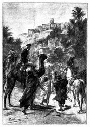 Sohar langte mit seinen Gefangenen in Zenfig an. (S. 183.)