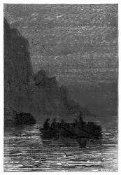 Nachtfahrt über den Ngami. (S. 190.)