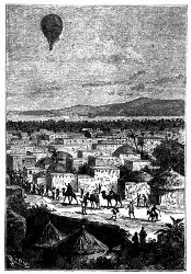 Ansicht von Kuka, der Hauptstadt von Bornu. (S. 229).