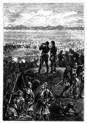 Die Belagerung der Citadelle von Scio hatte begonnen. (S. 122.)