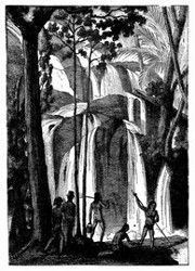 Die »Bougainville-Kaskade«. (S. 181.)