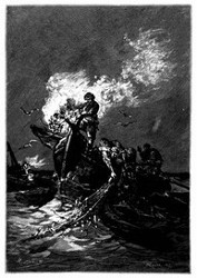 Der Kiel wurde durch angezündete Aeste beleuchtet. (S. 276)