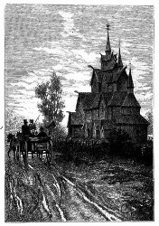 Die Kirche von Hitterdal. (S. 178.)